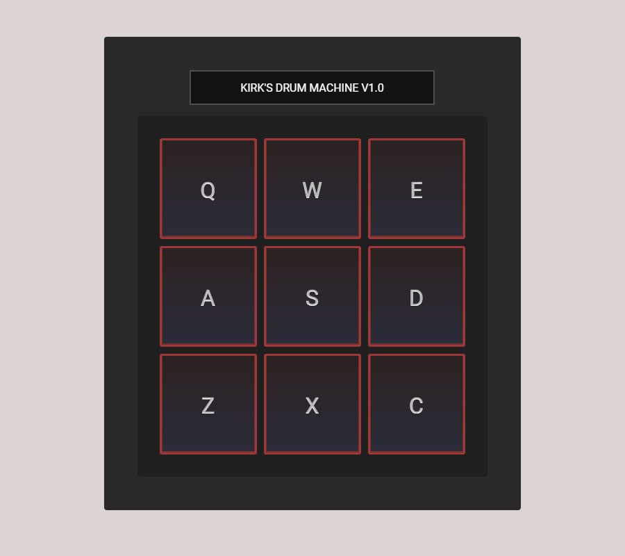 React Drum Machine